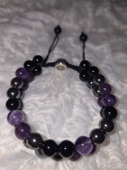 Purple Tiger Eye Bracelet